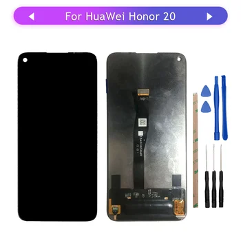 

5pcs For Huawei Honor 20 Honor20 LCD Display With Touch Screen YAL L21 AL00 lcd Screen Glass Digitizer Complete Assembly