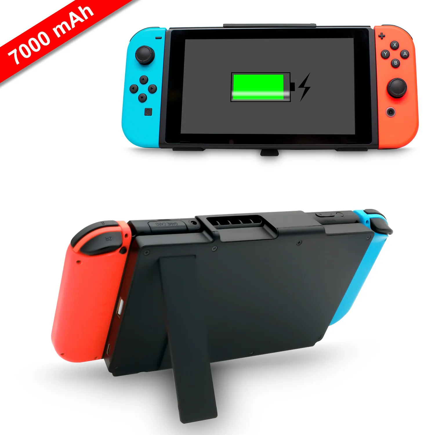 

Switch Battery Case Portable Battery for Mobile Phones Switch Life Battery Switch Holder 7000 Miliamps