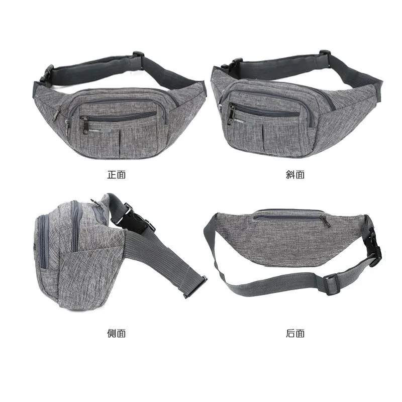 

Sports Waist Pack Men's Women's Multi-functional Cash Storage Bag Korean-style 2019 New Style Casual Travel Fashion Large Capaci