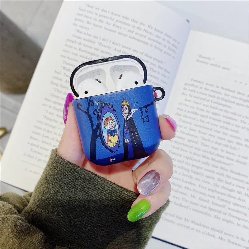Чехол для airpods с милым рисунком Рика и Морти, Модный мягкий чехол для Apple, чехол Airpods 1/2, беспроводной Bluetooth чехол для наушников