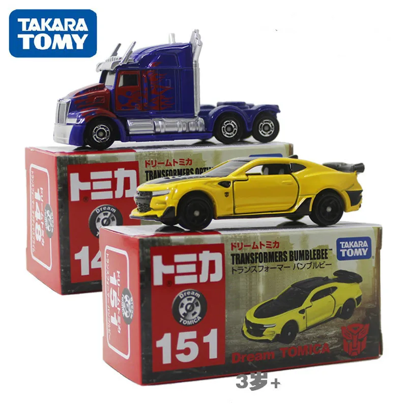 Takara Tomy Dream Tomica  CHEVROLET CAMARO Bumblebee  Optimus  Prime Vehicle Diecast Metal Model Car Toys