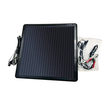 

ECO-WORTHY Portable Solar Charger Panel 7W 12V Battery Trickle Charger Petit Vehicle Battery Maintenance easy to store up