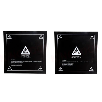 

2 PCS 214X214mm 3D Printer Heat Hot Bed Sticker Coordinate Printed Hot Bed for 3D Printer Platform Film