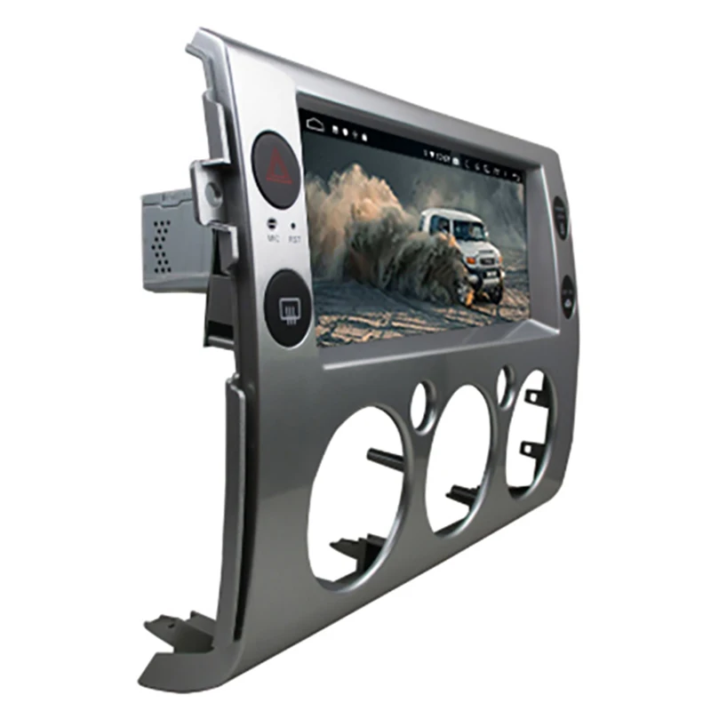 Lelv android для 2007 2008- Toyota FJ CRUISER 9/10. 25 дюймов Автомобильный DVD в автомобиль мультимедийный плеер MP5 HD полный сенсорный экран carplay