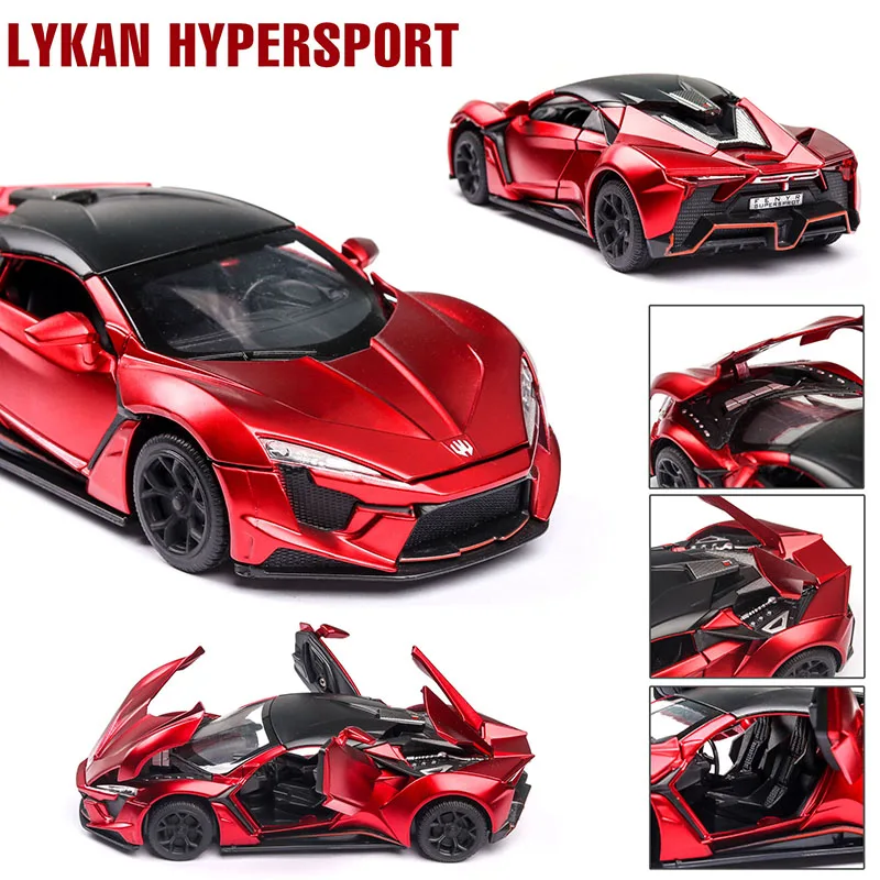 Литая 1:32, новинка, Lyken, Спортивная модель автомобиля, металлический сплав, автомобиль, моделирование, оттягивающие назад, автомобили, игрушки для детей, подарки для детей