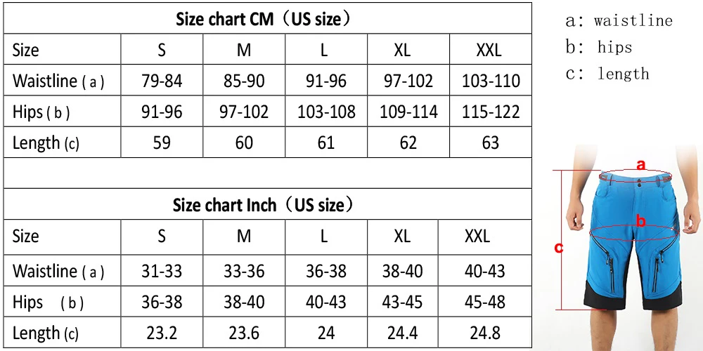 Men's Outdoor Sports Cycling Shorts MTB Shorts Downhill Trousers
