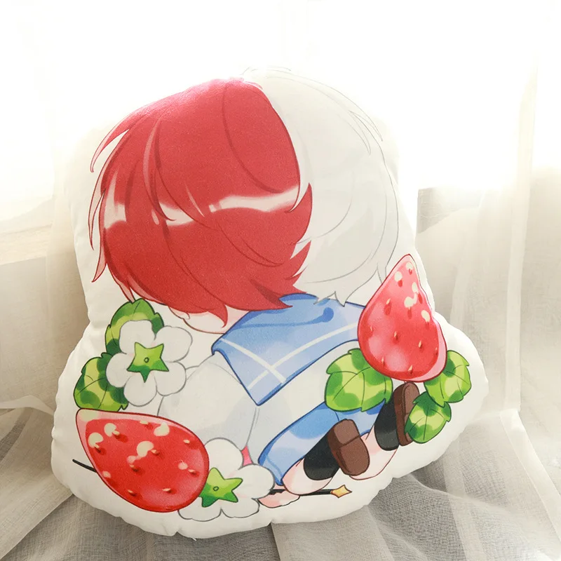 50 см Плюшевые игрушки из аниме «Мой герой» Todoroki Shouto Kirishima Eijiro Tsuyu Bakugou Katsuki Izuku, мультяшная Мягкая кукла