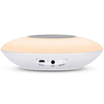 

Press Lamp, Outdoor Sports Waterproof LED Lamp with Handsfree Mini Portable Bluetooth Speaker, 3 Brightness and 7 Colors