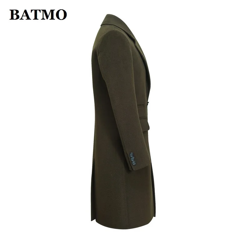 BATMO Новое поступление Высокое качество Шерсть Тренч для мужчин, шерстяные куртки, 8803