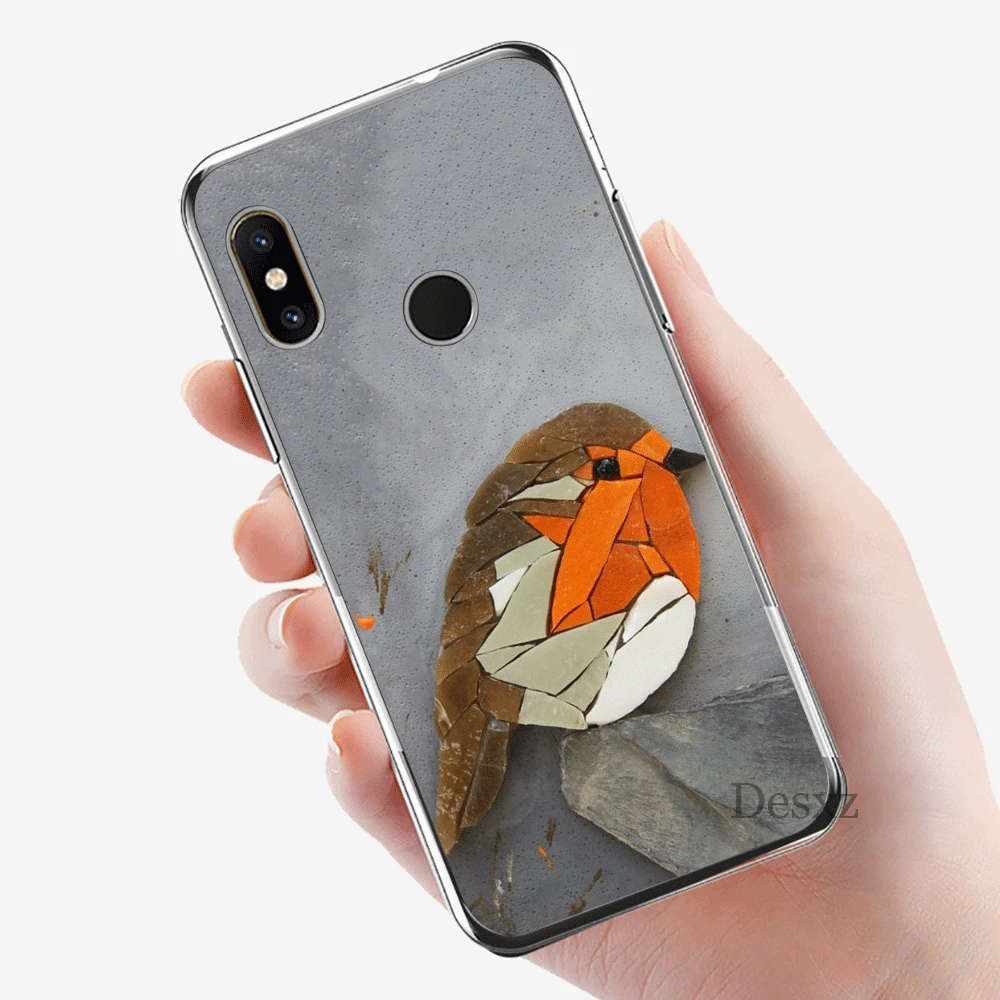 Мобильный чехол для телефона из ТПУ для Xiaomi Redmi Note 4 4X5 5A 6 7 Pro крышка милые птицы - Цвет: 1