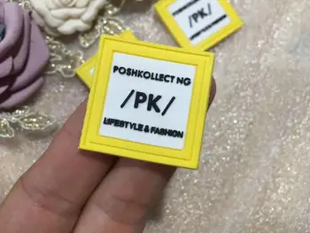 

Customized 3D rubber patch PVC Patches Private Logo Sew on Garment Label Clothing Tag eco-friendly for jeans bags