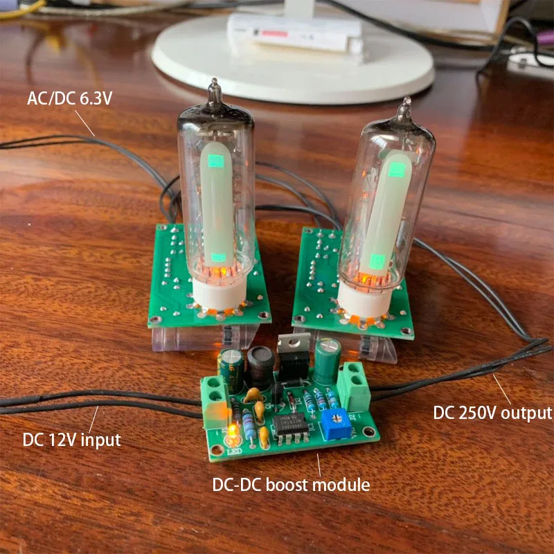 6E2 Cat eye indication Meter Audio Level Indicator level circuit board Drive kitAdjustable sensitivity FOR Amp Signal Amplifier