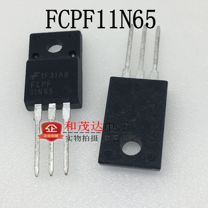 5 шт./FCPF11N65 11N65 TO-220F 650V 11A TO220F