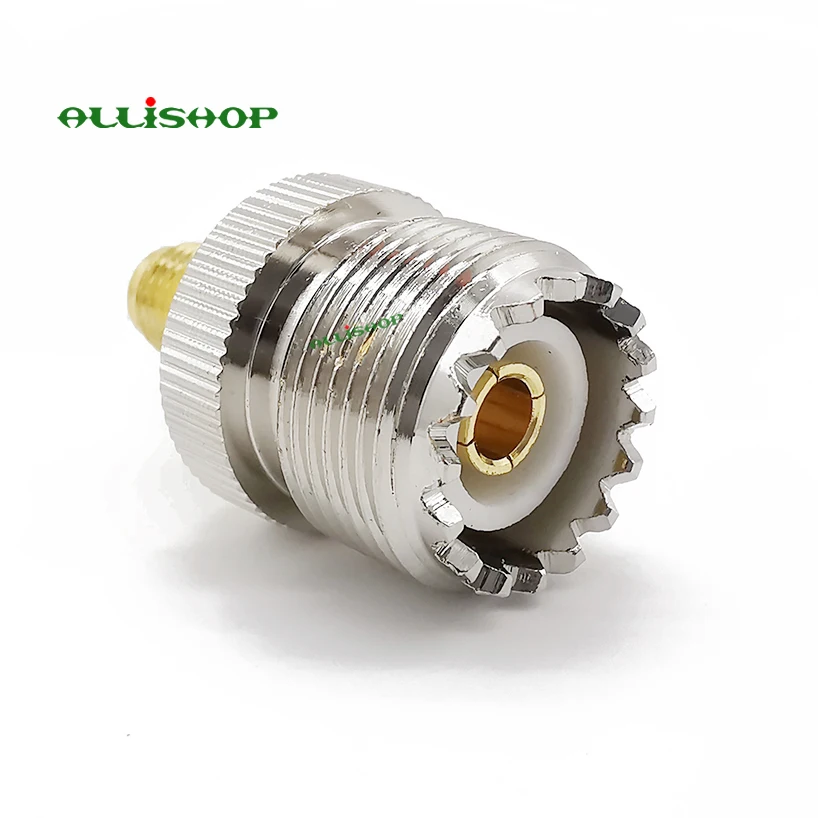 2 Adattatori RF Oiyagai SMA Maschio A SO239 Femmina (UHF) – Connettori Placcati Oro Per Antenna