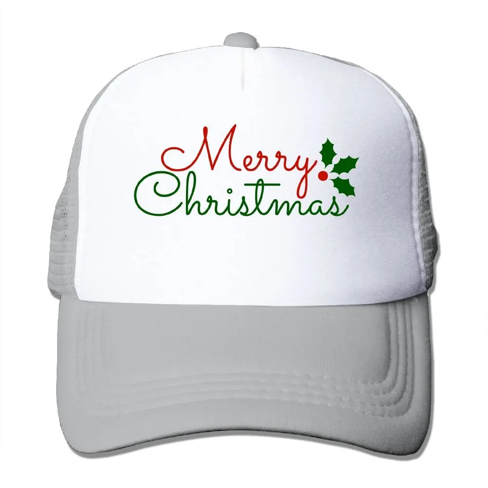 Взрослая унисекс Merry Christmas Trucker бейсбольная бейсболка с сеточкой и регулируемым ремешком шляпа