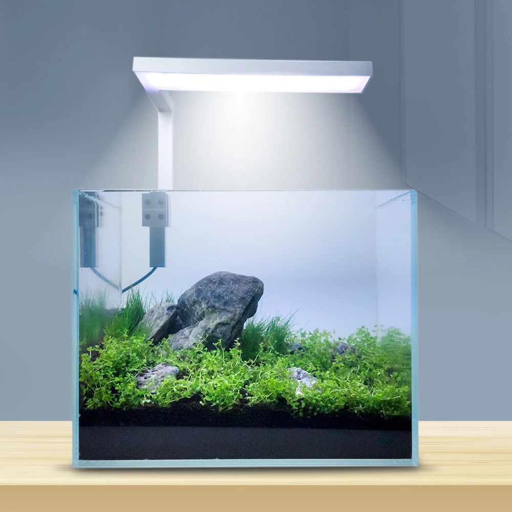 borduurwerk Psychologisch Flitsend Full Spectrum Led Aquarium Lamp Plant Light Fits Tanks Thickness Aquatic  Lamp Aquarium Bracket Light - Lightings - AliExpress