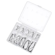 

50pcs/Box Fishing Hook Sharpened Treble Hook Assorted Size Fishhook Tackle New