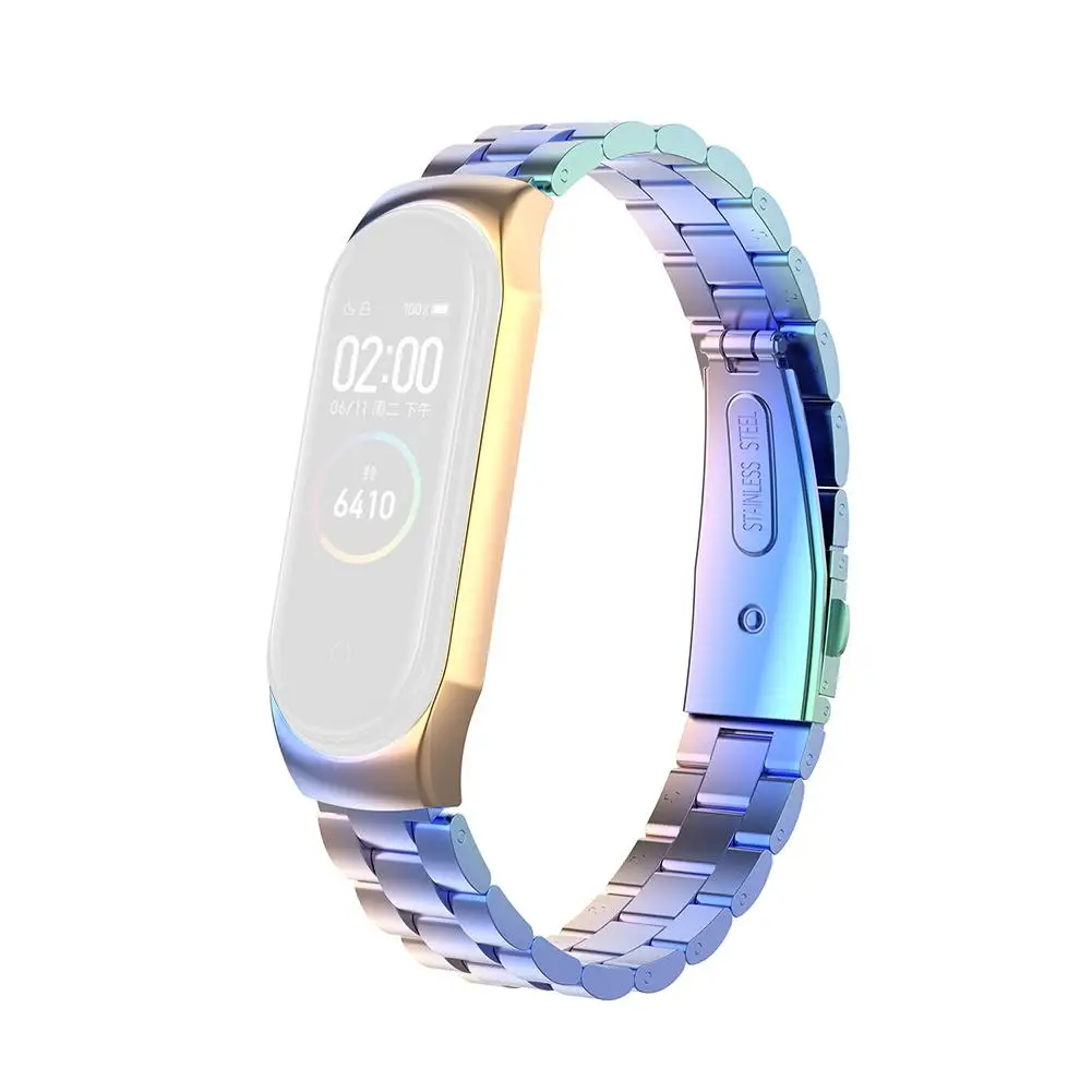 Для mi Band 4 NFC ремешок Ремешок для Xiaomi mi Band 4 фитнес-трекер из нержавеющей стали смарт-браслет сменный ремешок