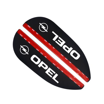 

1 pair Car Rain Brow Black Plastic Silica gel For Opel Astra H G J Corsa auto parts decoration Car accessories