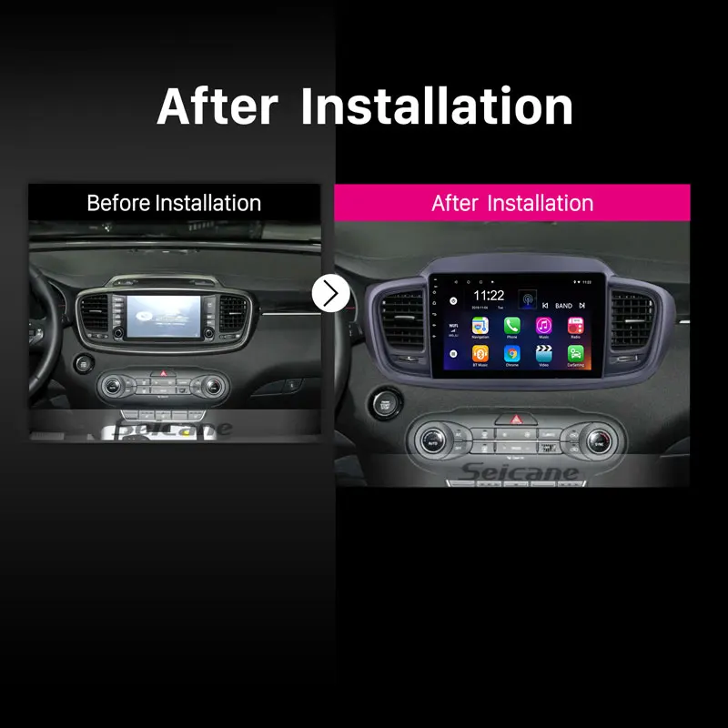 Seicane HD 1024*600 10 1 дюймов Android 0 автомобильный мультимедийный плеер для 2015 KIA SORENTO LHD GPS