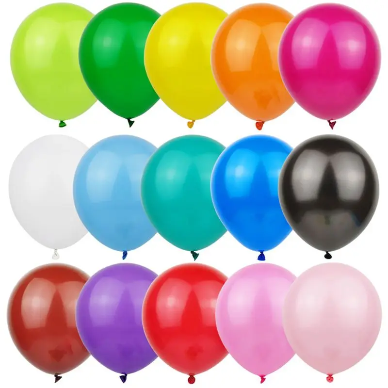 

Colorful New 12" Latex Crystal Assorted Colour Balloons, Pack of 50 Random Color