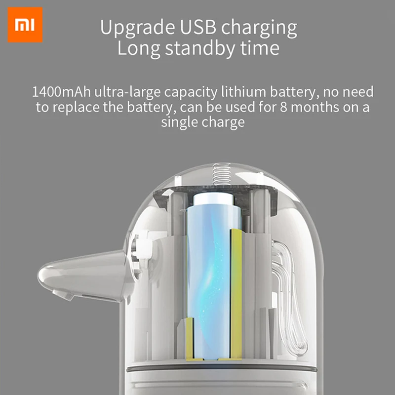 Xiaomi MiJia автоматический набор для мытья рук линия Салли индивидуальные просо индукции мыло диспенсер милый ручная стиральная машина