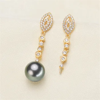 

High Quality Pearl Earring Settings Earring Findings Jewelry Parts Fittings Jewellery Accessories No pearl