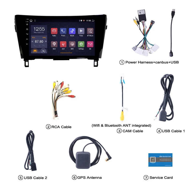 Discount PX6 4G+64G 10.1 inch Android 9.0 Car DVD GPS For Nissan qashqai X-Trail 2013-2018 Navigation System Stereo Bluetooth 5