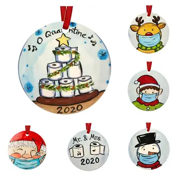 

2020 Personalized Christmas Tree Hanging Ornaments, Creative Christmas Decorations Gifts Tree Hanging Pendants