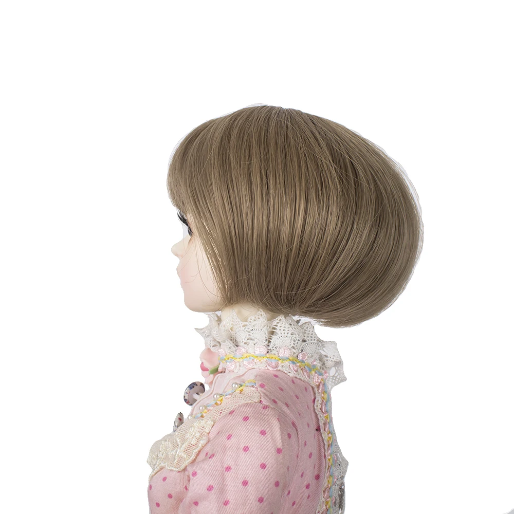 Muziwig New High temperature fiber 1/3 scale BJD wig brown hair for BJD/SD doll accessories thngs for doll