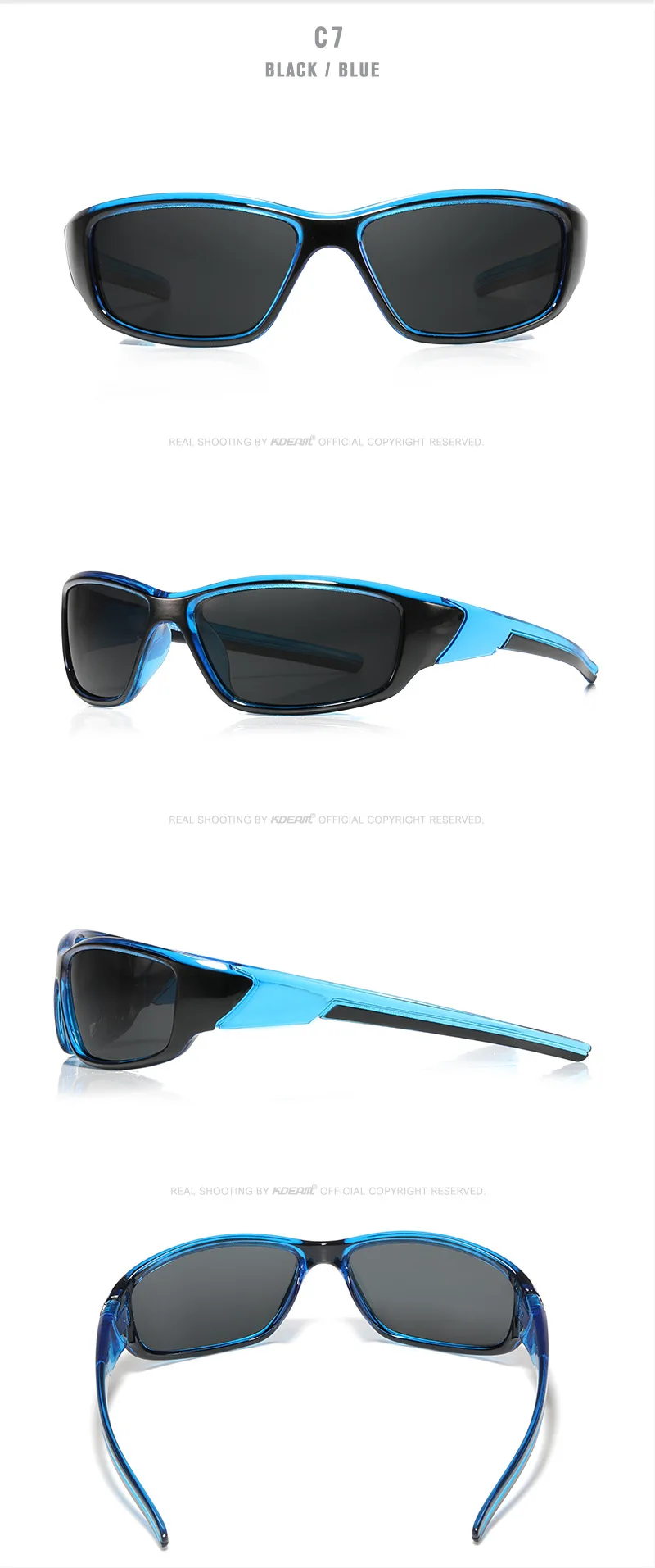 KDEAM женские мужские солнцезащитные очки мужские Поляризованные Солнцезащитные очки женские спортивные солнцезащитные очки UV400 летние пляжные солнцезащитные очки