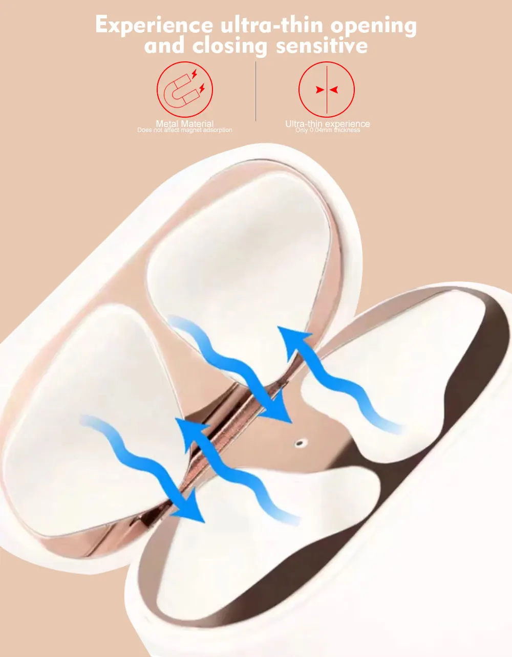 Пылезащитная металлическая Пылезащитная наклейка для Apple Airpods 2 1 Air pods Airpod наклейка s Аксессуары