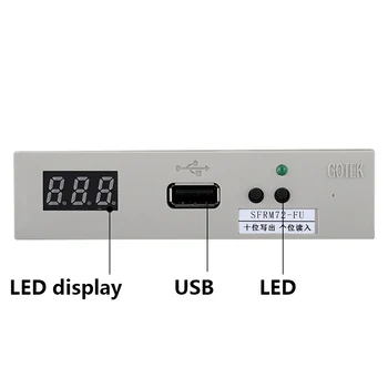 

1.44MB USB emulator USB Emulator Simulation Floppy Drive Enhanced Portable