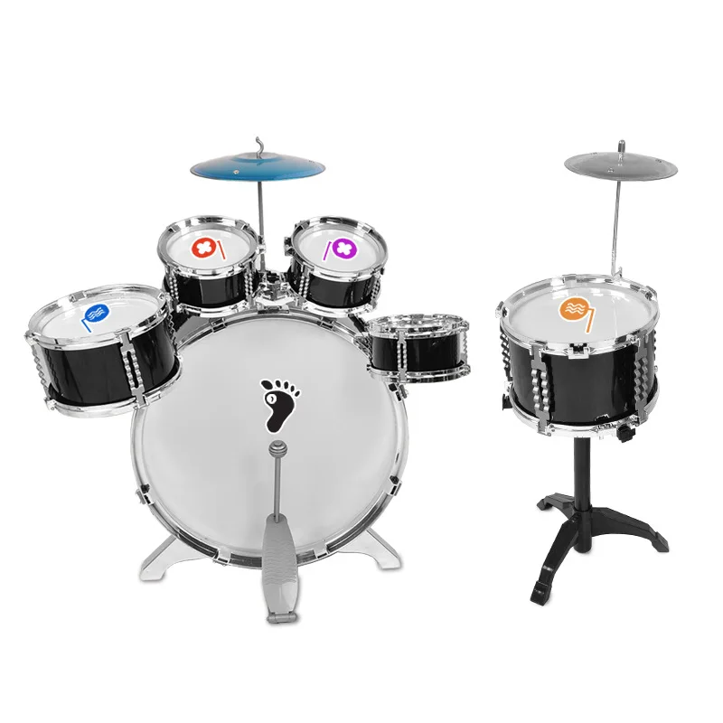 

CHILDREN'S Jazz Drum Kit Beginners Drum 3-6-Year-Old Musical Instruments GIRL'S And BOY'S Drum Large Size Jazz Drum