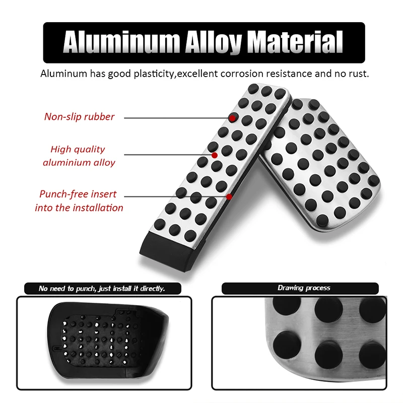 Ускоритель Тормозная подставка для ног с обушком на Нержавеющая сталь на педаль для Mercedes Benz W124 W202 W203 W140 W208 W210 W211 W220 R170 R171