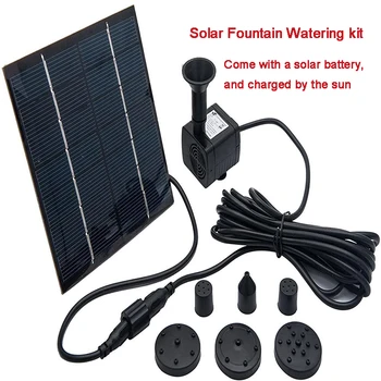 

Solar Fountain Garden Watering Kit Power Solar Pool Pond Submersible Aquarium Floating Solar Panel Water Fountain
