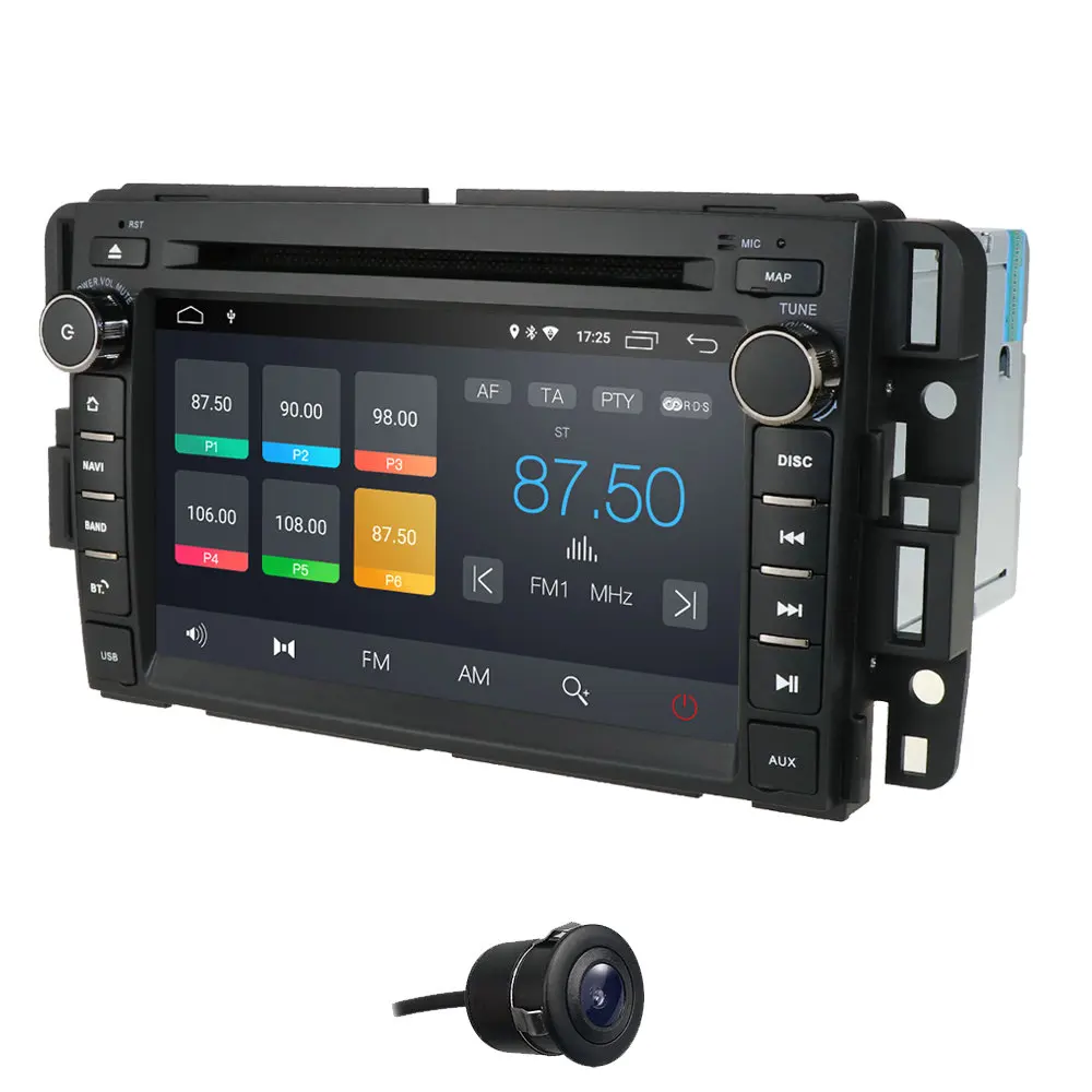 Camera5 2Din Android 9,0 автомобильный мультимедийный плеер Радио автомобильный DVD gps стерео радио Nav для GMC Yukon Sierra Chevrolet Chevy Acadia RDS камера - Цвет: Camera5