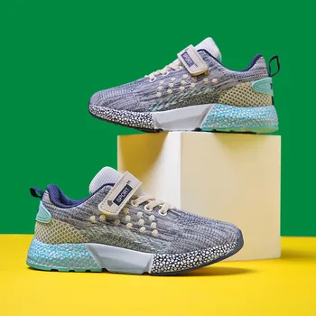 

ddn Children summer Men Fashion Mesh Round Cross Straps Flat kid Casual Shoes Non-Slip Hiking Shoes Platform Sneaker #CA4vk001