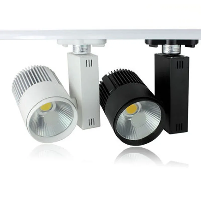 Светодиодный Трековый светильник Fanlive 30 Вт COB Rail s Spot Light замена галогенной лампы 300