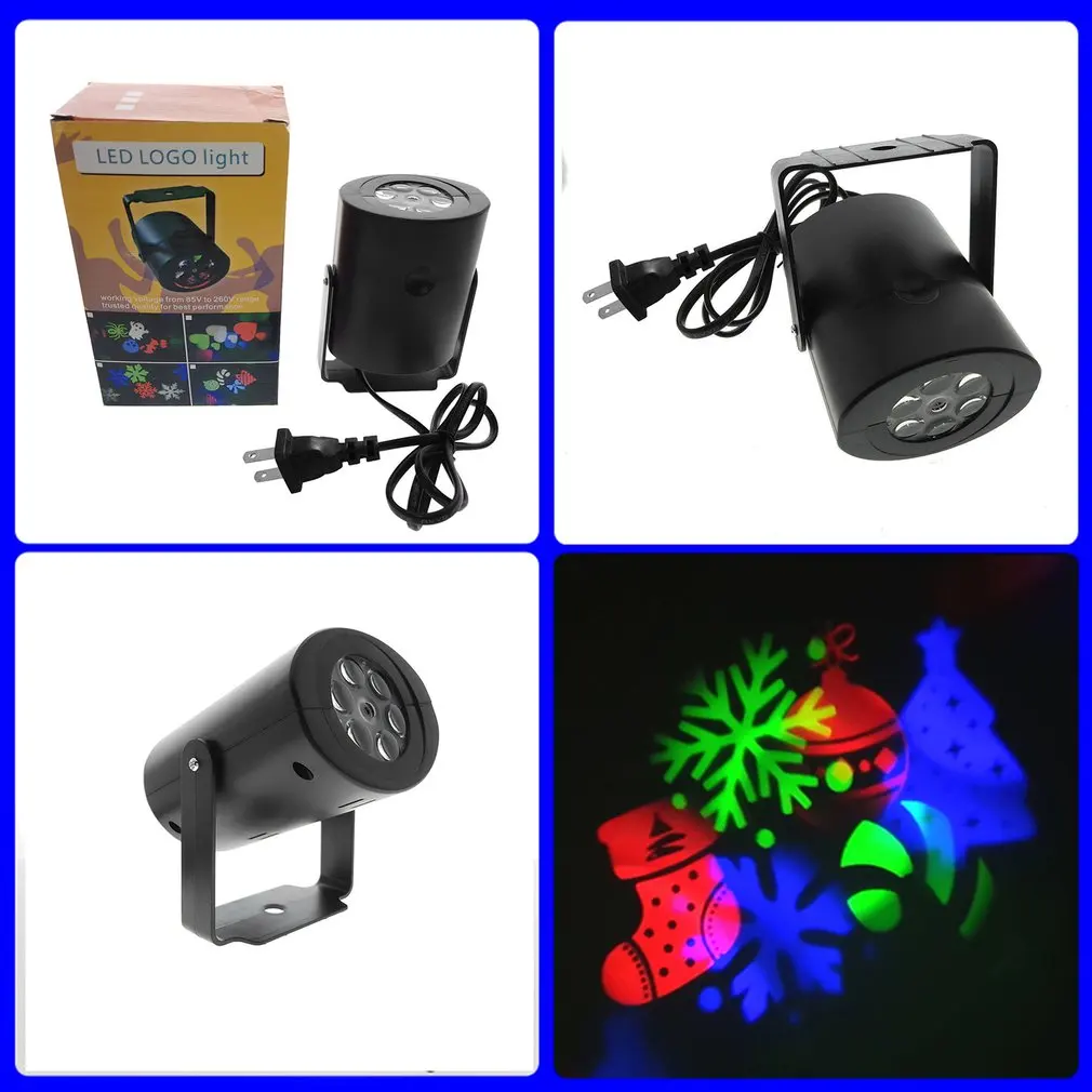 

Indoor Outdoor Snowflake Projector Lights LED Christmas Pattern Projector Lamp Landscape Xmas Garden Lamp
