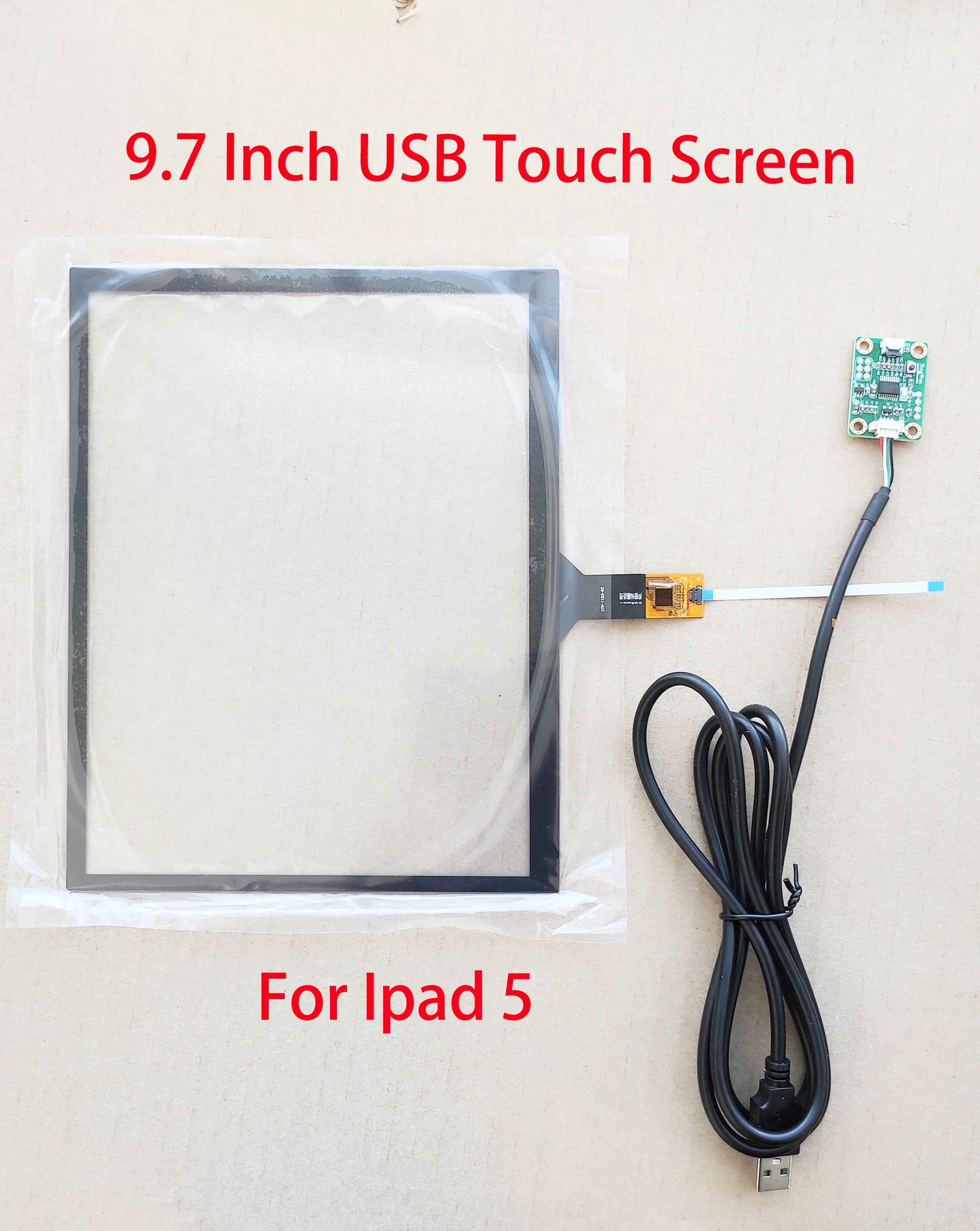 9.7 Inch USB Touch Screen Digitizer Sensor For Radio  IPAD 1/3/4/5/6 LCD 1024*768 1536*2048 Support Win7 8 10 Raspberry Pi