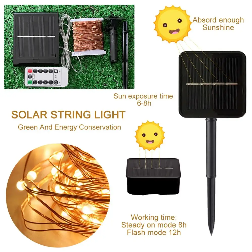 Solar Christmas Light String Cristmas Garland Merry Christmas Decorations for Home Decor Navidad Xmas Ornaments Kerst New Year Solar Christmas Light String Cristmas Garland Merry Christmas Decorations for Home Decor Navidad Xmas Ornaments Kerst New Year