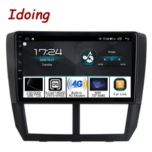 Idoing 1Din 9"Car Radio GPS Multimedia Player Android Auto For Subaru Forester 2008 2012 4G+64G Octa Core Navigation Head Unit