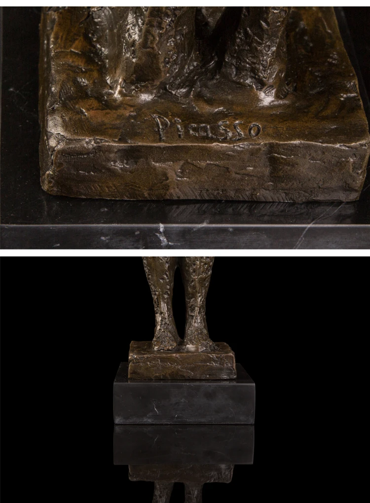 Germaine Richier бронзовая знаменитая художественная декоративная Бронзовая статуя беременной женщины скульптура