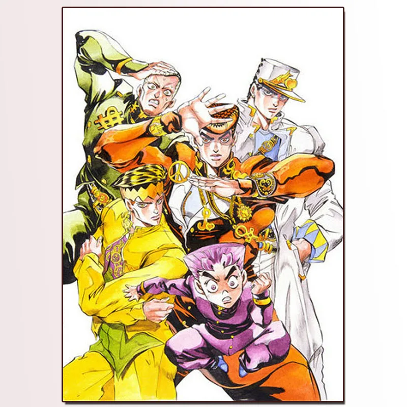 Япония картина в стиле аниме JoJo S невероятное приключение экшн 5D алмазная