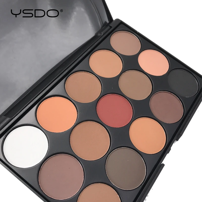 15 Colors Eyeshadow Palette Matte Eye shadow Long lasting Easy to Apply Professional Eyeshadow Eye primer Beauty Makeup Tools 01