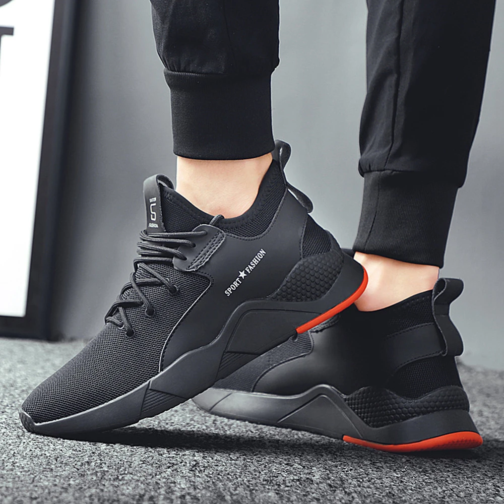 

Retro Sports Shoes Breathable Refreshing Mesh Comfortable And Stable For Man Baideng Cheap Man Running Shoes Sneakers For Men Trends Comfortable Sports Shoes Male Ultra Light Walking Shoes Black Zapatillas