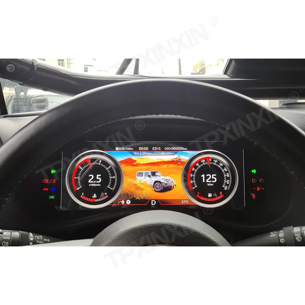 

Digital Cluster Virtual Cockpit For Jeep Wrangler 2010-2017 Dashboard Entertainment Speed Screen Car Dashboard Car Radio Stereo