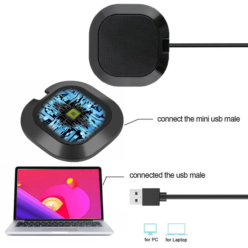 USB микрофон всенаправленный конденсаторный границы микрофон для конференц-зала для Ноутбук игровой площадкой