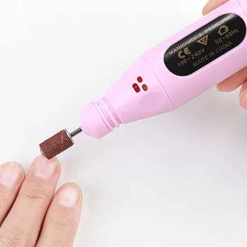 

1 Set Electric Nail Drill Machine Manicure Drill Machine Pedicure Drill Machine Portable Nail Salon Drill Machine Bit
